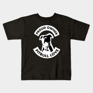 Proud Pitbull Owner Kids T-Shirt